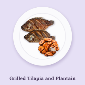 Grilled Tilapia and Plantain